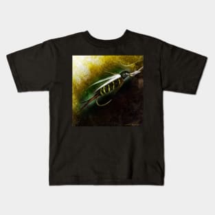 Prince Nymph Fly Fishing Illustration Kids T-Shirt